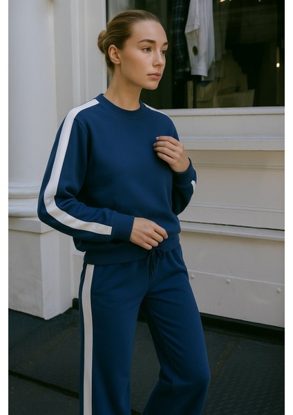 Şerit Detaylı Modal Kumaş Ikili Takım modelleri