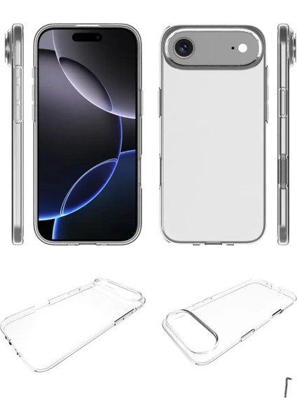 iPhone 17 / 17 Air /17 Pro / 17 Promax Uyumlu Şeffaf Sararmaz Mika Sert Ince Hafif Telefon Kılıfı – Darbe ve Çizilmelere Karşı Koruma