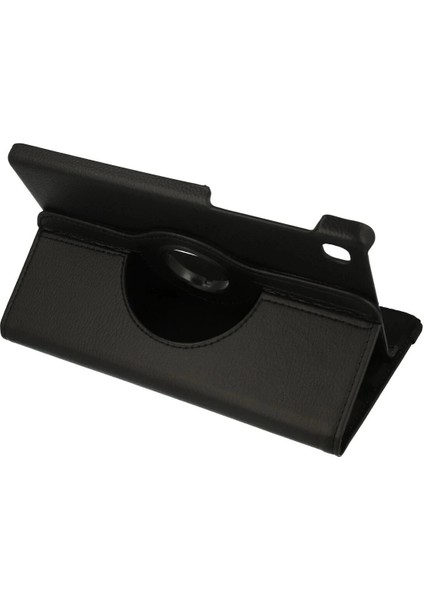 Bfs Samsung Galaxy T220 Tab A7 Lite 8.7 Kılıf 360 Tablet Deri Kılıf - Siyah