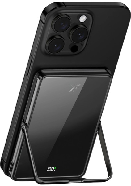 Zengezur Newface PW580 5.000 Mah 20W Type-C 15W Kablosuz Şarj 3W Saat Şarj ve 5W Kulaklık Şarj Destekli Pd Hızlı Şarj Magsafe Powerbank - Siyah