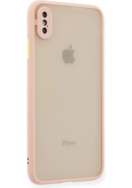 Bfs iPhone x Kılıf Montreal Silikon Kapak - Pembe fiyatları