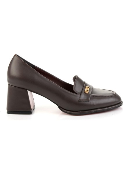 Kahve Kadın Klasik Topuklu Ayakkabı K01231472009