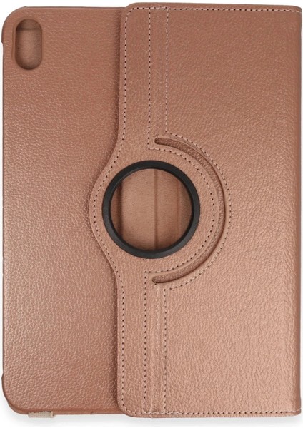 Bfs iPad 2022 10.9 (10.nesil) Kılıf 360 Tablet Deri Kılıf - Rose Gold