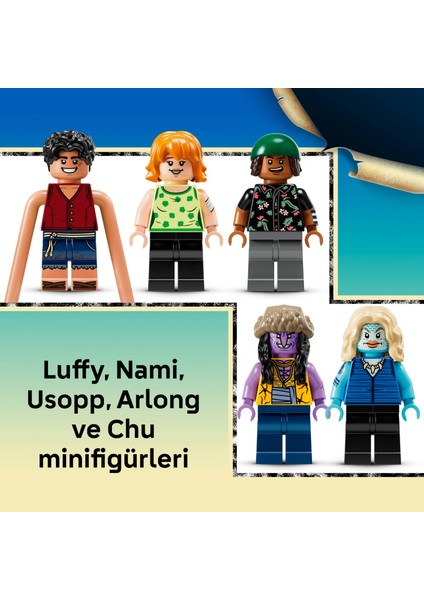 ® ONE PIECE Arlong Park Savaşı 75638 – 9 Yaş ve Üzeri Manga Hayranı Çocuklar için Anime Temalı Korsan Yapım Seti (926 Parça)