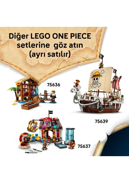 ® ONE PIECE Arlong Park Savaşı 75638 – 9 Yaş ve Üzeri Manga Hayranı Çocuklar için Anime Temalı Korsan Yapım Seti (926 Parça)
