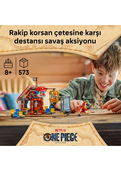 ® ONE PIECE Palyaço Buggy'nin Sirk Çadırı 75637 – 8 Yaş ve Üzeri Çocuklar için Oyuncak Yapım Seti(573 Parça) indirimleri