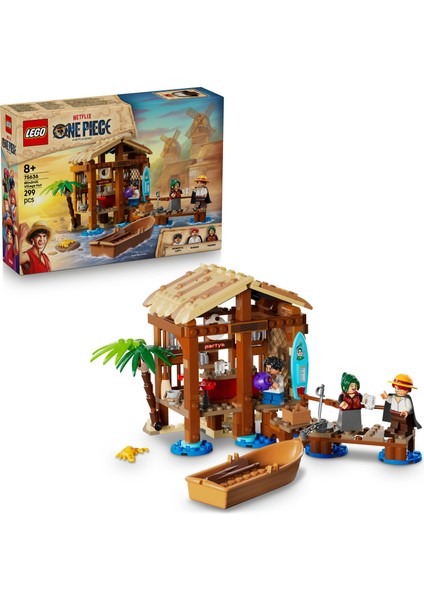 ® ONE PIECE Yel Değirmeni Köyü Kulübesi 75636 – 8 Yaş ve Üzeri Çocuklar için Koleksiyonluk Oyuncak Yapım Seti (299 Parça)