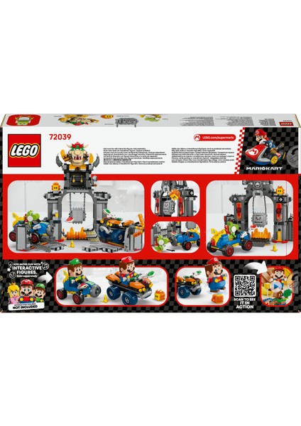 ® Super Mario: Mario Kart – Bowser Kalesi 72039 – 9+ Yaş Çocuklar İçin Bowser Kale Temalı Yaratıcı Oyuncak Yapım Seti (1068P) fırsatları