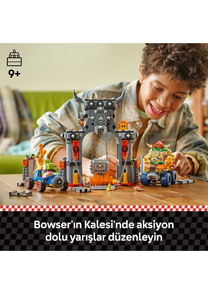 ® Super Mario: Mario Kart – Bowser Kalesi 72039 – 9+ Yaş Çocuklar İçin Bowser Kale Temalı Yaratıcı Oyuncak Yapım Seti (1068P) indirimleri