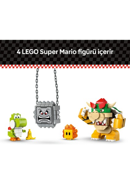 ® Super Mario: Mario Kart – Bowser Kalesi 72039 – 9+ Yaş Çocuklar İçin Bowser Kale Temalı Yaratıcı Oyuncak Yapım Seti (1068P)
