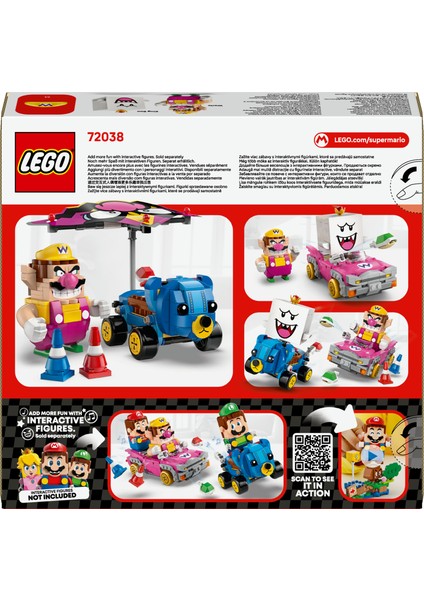 ® Super Mario: Mario Kart – Wario ve King Boo 72038 – 8+ Yaş için Wario ve King Boo içeren Yaratıcı Oyuncak Yapım Seti (512P) fırsatları