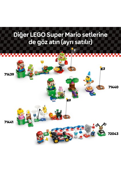 ® Super Mario: Mario Kart – Wario ve King Boo 72038 – 8+ Yaş için Wario ve King Boo içeren Yaratıcı Oyuncak Yapım Seti (512P)