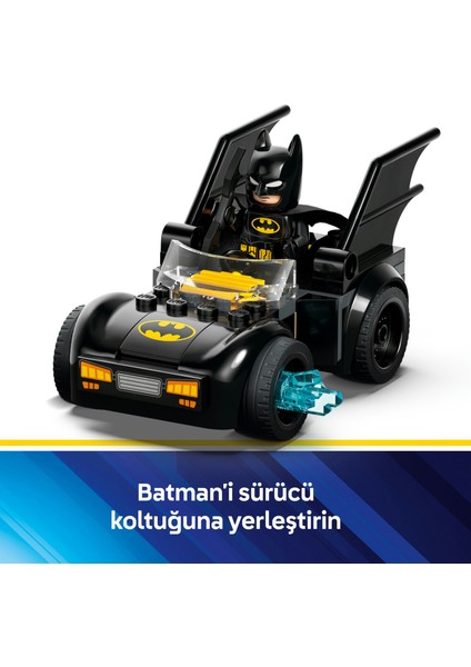 ® DC Batman™ Batman™ ve Batmobile™, Mr. Freeze™’e Karşı 76301 - 4 Yaş & Üzeri Çocuklar için Oyuncak Yapım Seti (63 Parça)