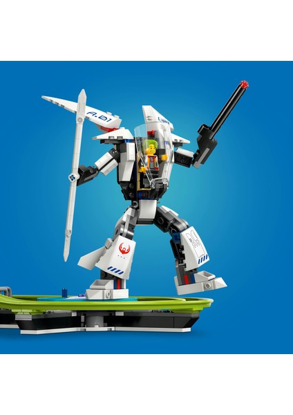® City Robot Dünyası Hız Treni Parkı 60421 - 8 Yaş & Üzeri Çocuklar için Yaratıcı Oyuncak Yapım Seti (986 Parça)