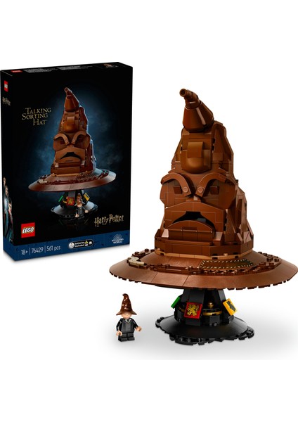 ® Harry Potter™ Konuşan Seçmen Şapka 76429 - Yetişkinler için Yaratıcı Oyuncak Yapım Seti (561 Parça)