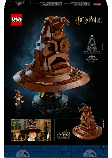 ® Harry Potter™ Konuşan Seçmen Şapka 76429 - Yetişkinler için Yaratıcı Oyuncak Yapım Seti (561 Parça) fırsatları