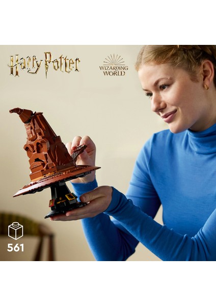 ® Harry Potter™ Konuşan Seçmen Şapka 76429 - Yetişkinler için Yaratıcı Oyuncak Yapım Seti (561 Parça) indirimleri