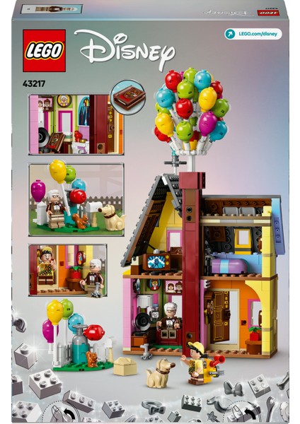 ® │ Disney “Yukarı Bak” Evi 43217 - 9 Yaş & Üzeri Çocuklar için Yaratıcı Oyuncak Yapım Seti (598 Parça) fırsatları