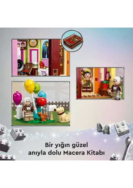® │ Disney “Yukarı Bak” Evi 43217 - 9 Yaş & Üzeri Çocuklar için Yaratıcı Oyuncak Yapım Seti (598 Parça)