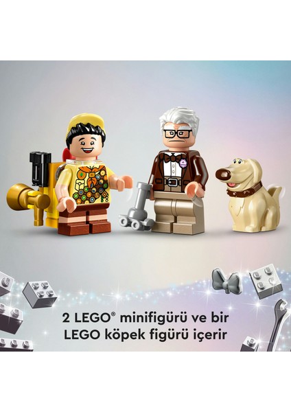 ® │ Disney “Yukarı Bak” Evi 43217 - 9 Yaş & Üzeri Çocuklar için Yaratıcı Oyuncak Yapım Seti (598 Parça)