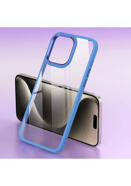 Bfs iPhone 15 Pro Kılıf Power Silikon - Mavi