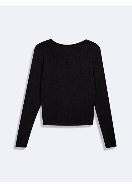 Ltb Pamara Kadın V Yaka Uzun Kollu T-Shirt fiyatları