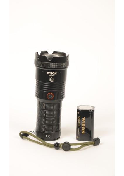WS-815 50W 4500 Lümen Şarj Edilebilir Zoomlu Profesyonel El Feneri fırsatları