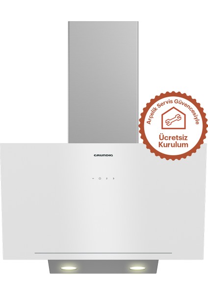 GDSP2452W Ankastre Duvar Tipi Davlumbaz Beyaz