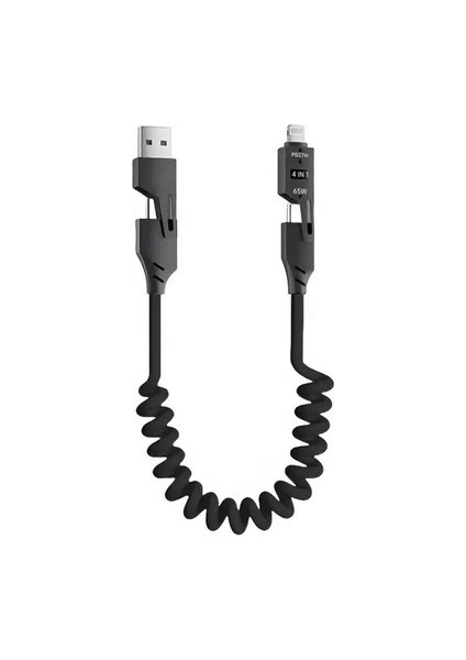 48W Hızlı Şarjlı Araç Çakmaklık + 1.5m Çoklu Esnek Kablo (Usb-A / Type-C / Lightning) – Çift Portlu (Usb + Type-C), 480 Mbps Veri Aktarımı, Hızlı Şarj Destekli 2’si 1 Arada Set fırsatları