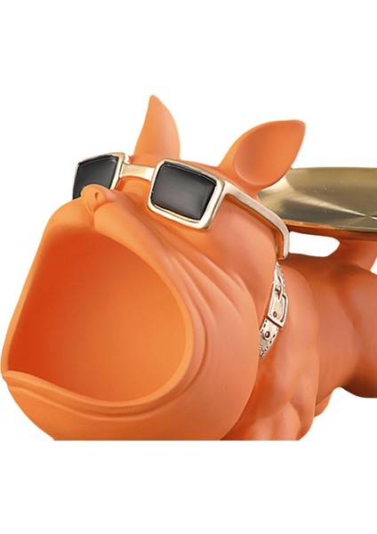 Depolama Tepsisi Heykeli Masaüstü Dekorasyon Turuncu (Yurt Dışından) modelleri