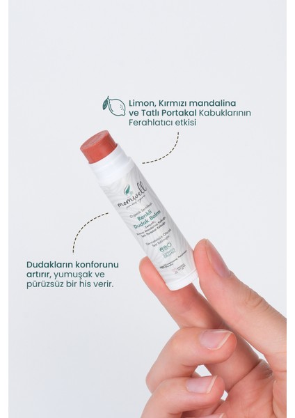 Organik Renkli Dudak Balmı 5ml fırsatları