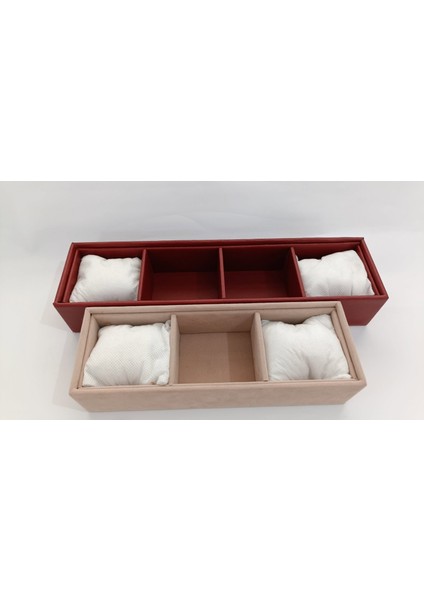 2'li Kumaş Kaplama Saat Kutusu Seti