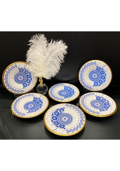 Kulplu Yarım Beşli Çay Seti modelleri