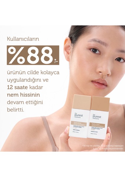 Nemlendirici & Canlandırıcı Serum Fondöten Spf 50+, 30 ml – Orta / Koyu Ton