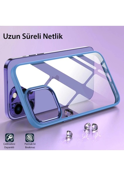 Bfs iPhone 14 Pro Max Kılıf Power Silikon - Lila