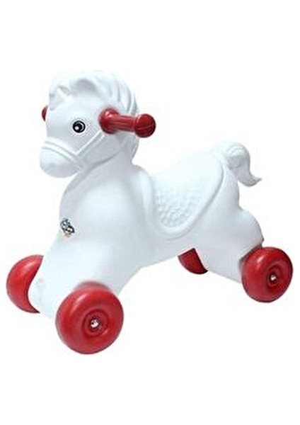 Ergonomik Dizayn Sallanan At 49x70x34 cm 0-24 Ay Çocuklar İçin Güvenli Oyun fırsatları