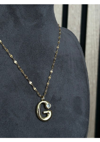 G Harfli Çelik Kolye fiyatları