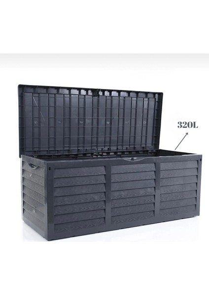 Yognetıc Gardena 320L Tekerlekli, Kilitlenebilir Bahçe Sandığı | Dayanıklı Outdoor Depolama Kutusu