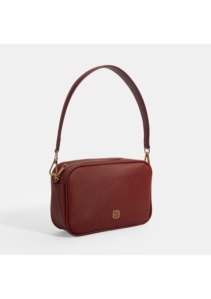 Kadın Bordo Omuz Askılı El Çantası modelleri