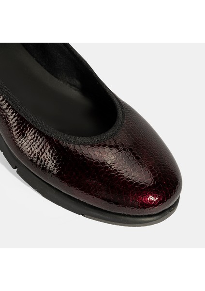 Kadın Bordo Desacomfort Günlük Deri Ayakkabı fırsatları