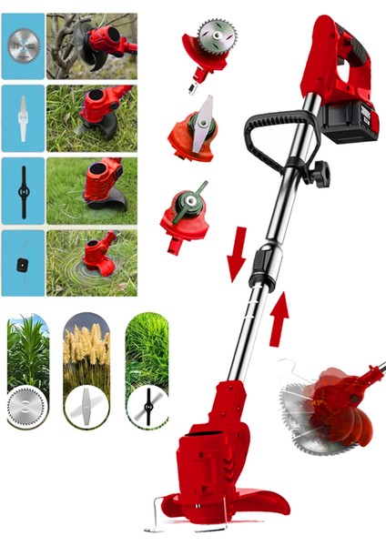 Kimmer Seri 2180 2 Li Set Yağ Pompalı 17 cm Pala Testere + Akülü Çim Biçme Full Set 2 Bataryalı fiyatları