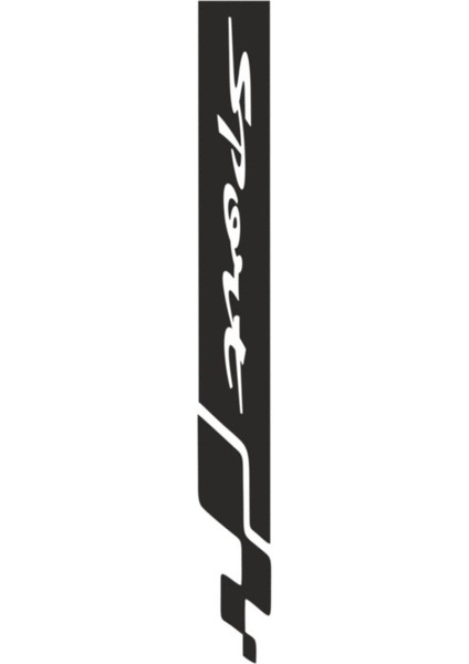 Sport Yazılı Oto Kaput Şerit Sticker 60 x 15 cm fiyatları