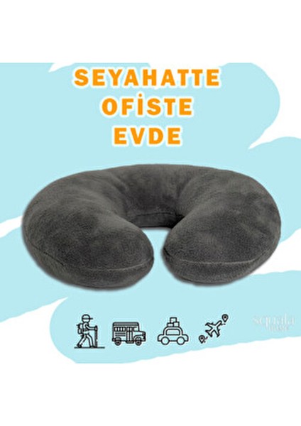 Seyahat Boyun Yastığı Yıkanabilir 1 Adet Rahatlık ve Destek Sağlar modelleri
