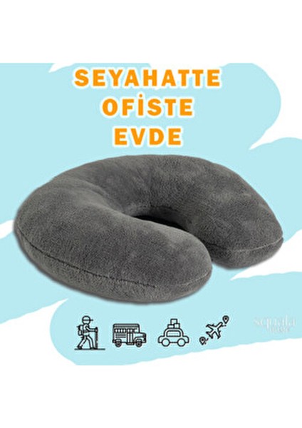 Seyahat Boyun Yastığı Yıkanabilir 1 Adet Rahatlık ve Destek Sağlar indirimleri