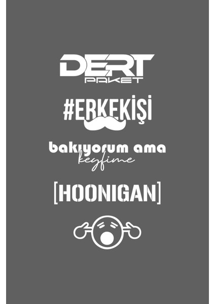 Oto Arka Cam Özel Yeni Sticker Model 51 Beyaz 40*20 cm