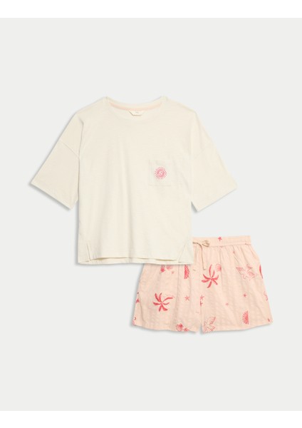 Cool Comfort:trade_mark: Baskılı Kısa Pijama Takımı