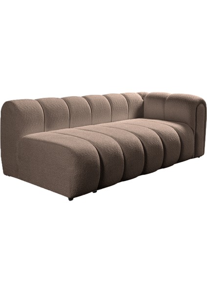 Nline Köşe Koltuk Takımı Kahverengi Sol Köşe