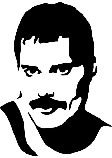 Şarkıcı Queen Sticker 20 x 28 cm