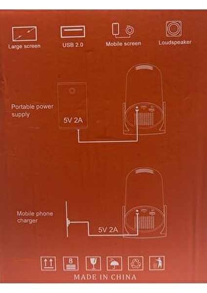 Mini Projeksiyon Çocuk Odası-Ev-Ofis Kullanım Mini Projektor 480*360 Pixels