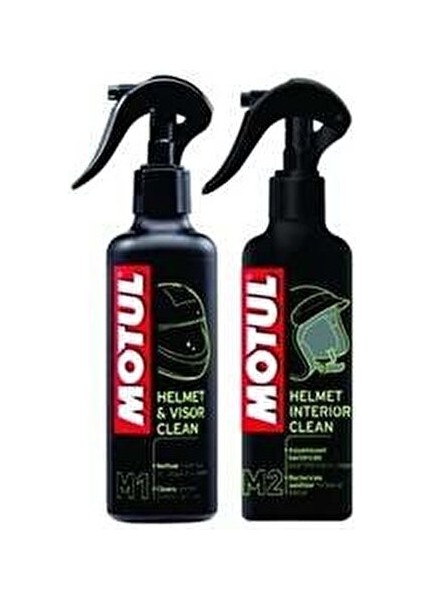 Kask, Vizor ve Kask Içi Temizleme Bakım Seti M1+M2